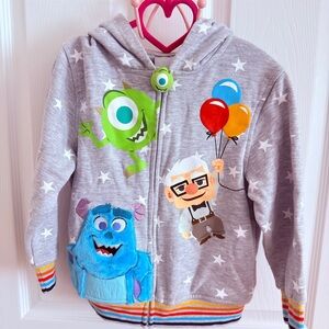 Disney Pixar Character Zip Up Hoodie